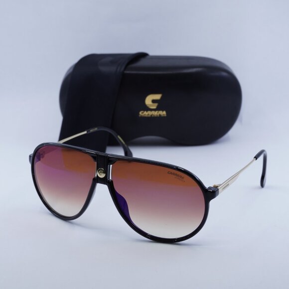 🕶️ New Carrera CARRERA1034/S 02M2A8 Sunglasses - Black/Gold Frame - Picture 10 of 10